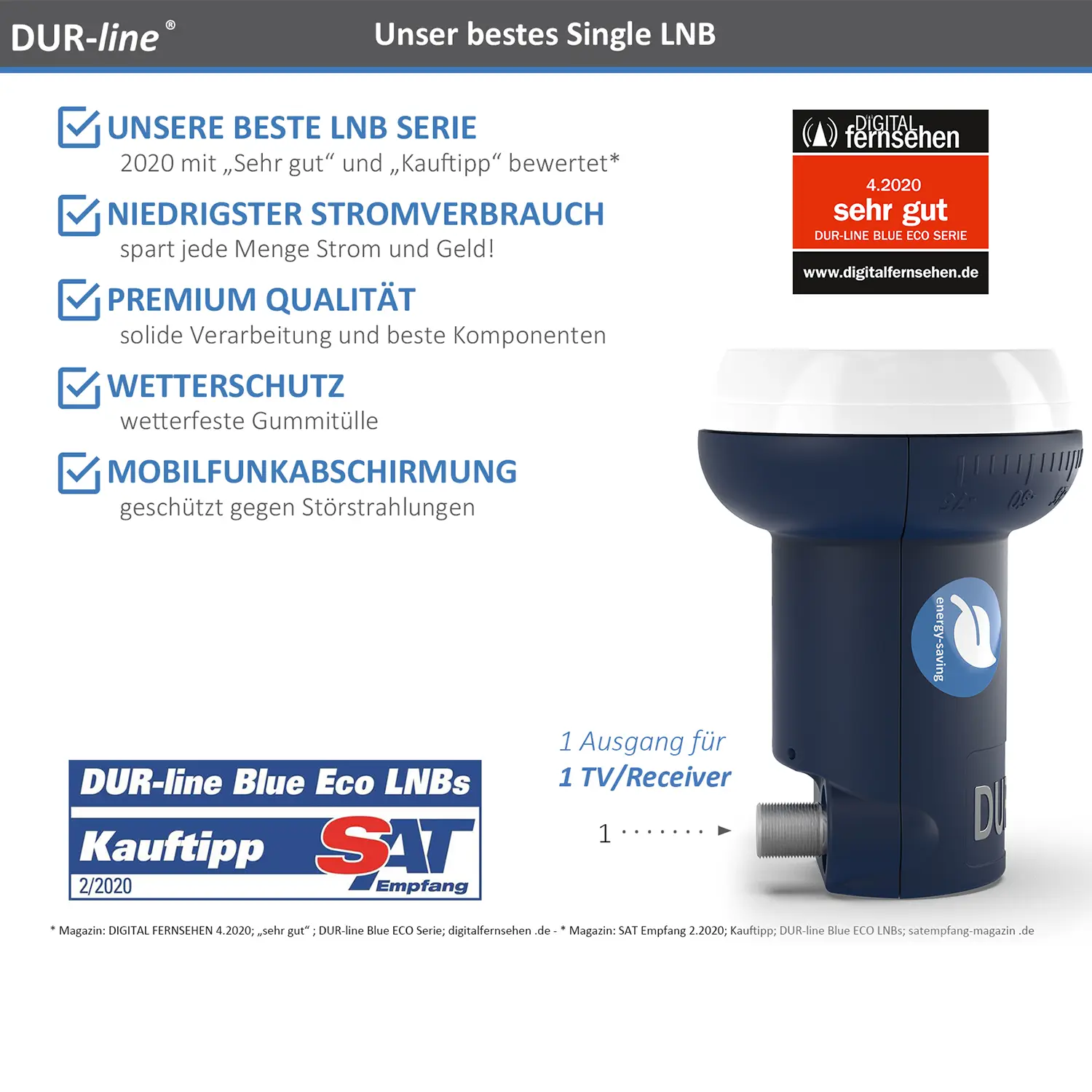 DUR-line Blue ECO Single DUR-line Blue ECO Single